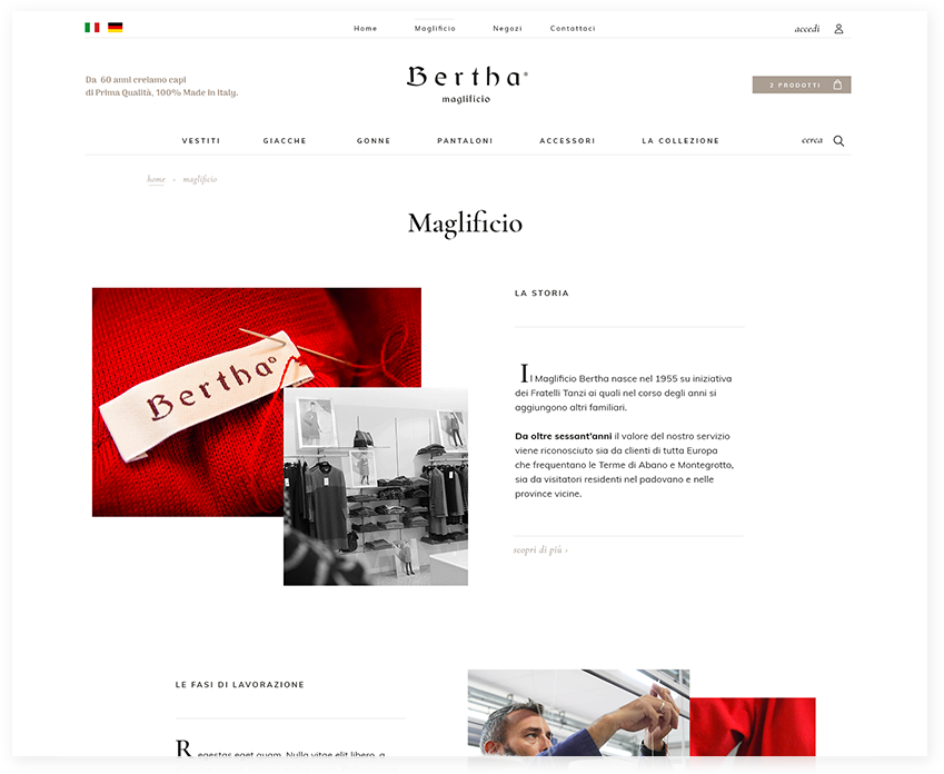 Dopo Restyling e-commerce