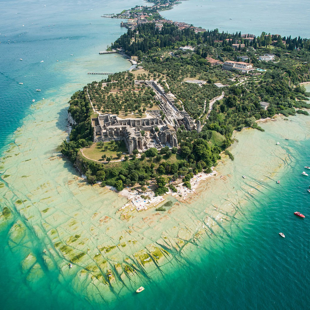 sirmione vista dall alto