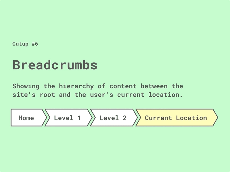 breadcrumbs
