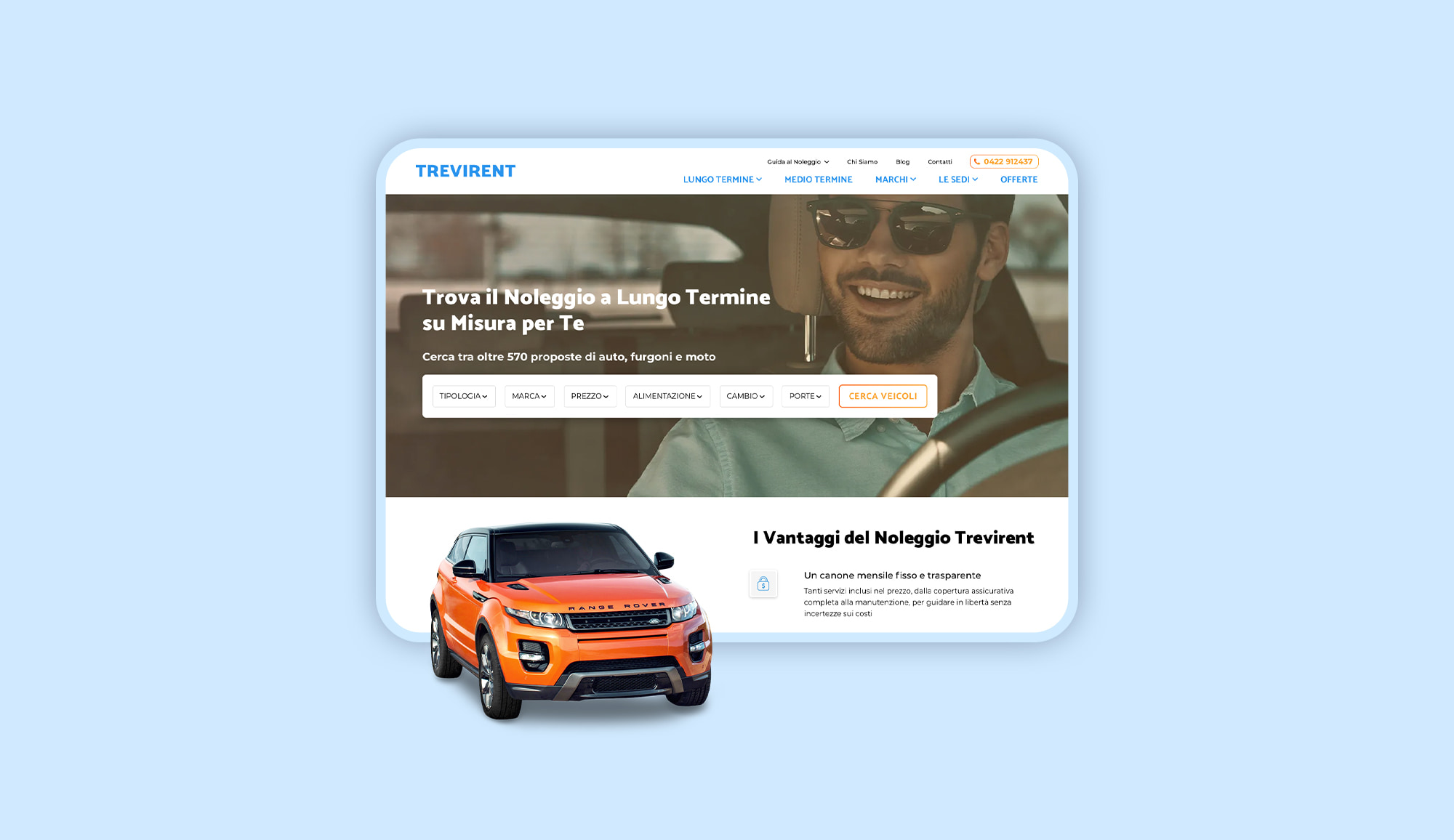 Homepage Trevirent autonoleggio