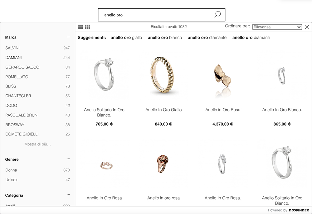 Doofinder-esempio-ricerca Esempio ricerca con Doofinder