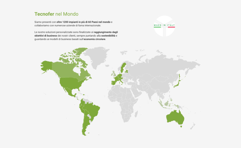 tecnofer nel mondo tecnofer nel mondo